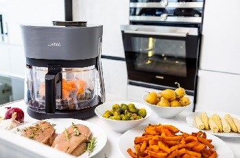 Lauben Glass&SteamAir® Fryer 4500BG pachový filtr